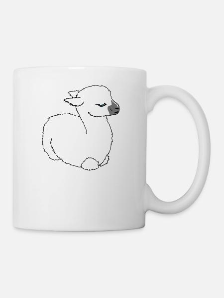 Baby llama - Mug - white