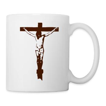 christ sur la croix - Mug blanc - blanc - Droite