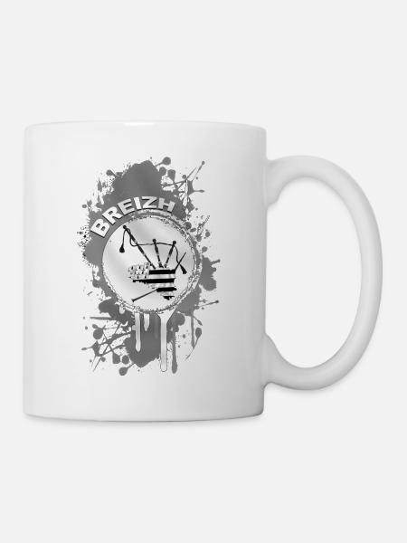 Breizh Bagpipe - Mug blanc - blanc