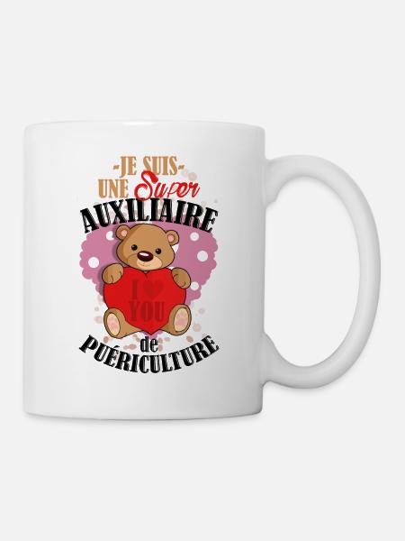 Teddy auxiliaire - Mug blanc - blanc