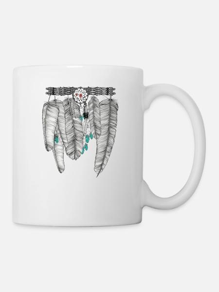 Feather - Tasse - Weiß