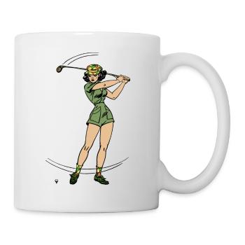 Golf player - Mug - white - Right