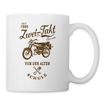 Simson S51 B4 Zwei Takt - Tasse - Weiß - Rechts