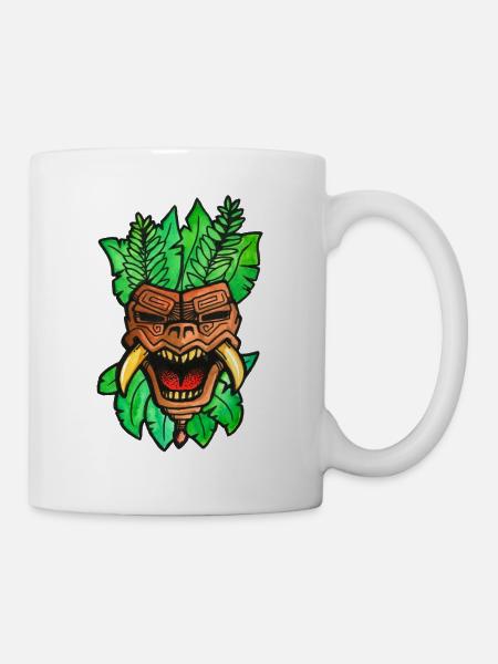 Inca mask - Mug blanc - blanc