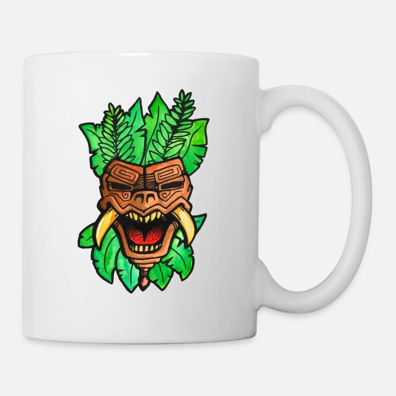 Inca mask - Mug blanc - blanc