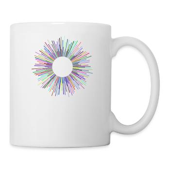 Abstrakt - Tasse - Weiß - Rechts