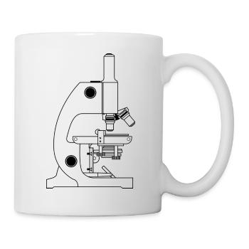 Microscope Gift / Gift Idea / Biology Student - Mug - white - Right