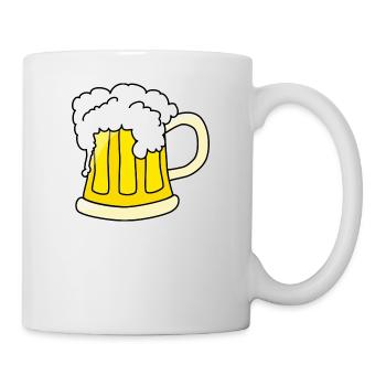 beer - Tasse - Weiß - Rechts