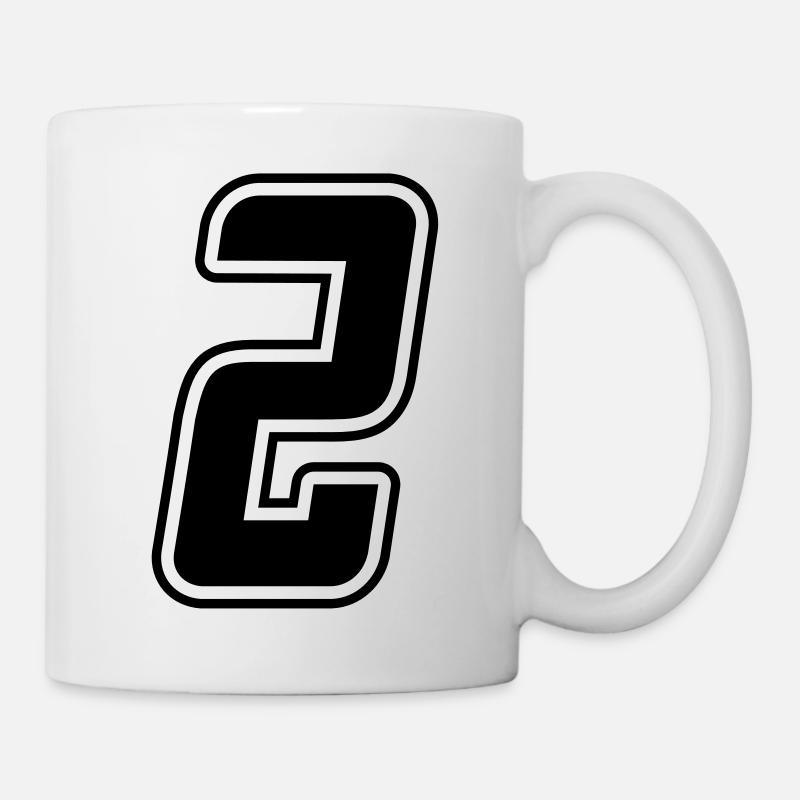 Startnummer 2 - Tasse - Weiß