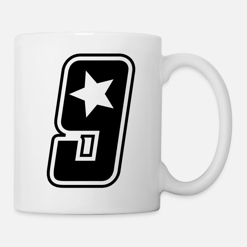 Startnummer 9 - Tasse - Weiß