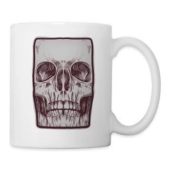 Front Skull - Mug - white - Right