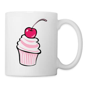 Cherry cupcake - design! - Mug - white - Right