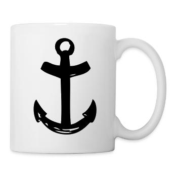 ancre marine1 - Mug blanc - blanc - Droite