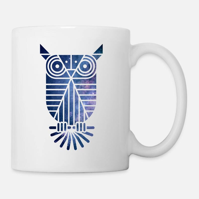 Hibou - Mug blanc - blanc