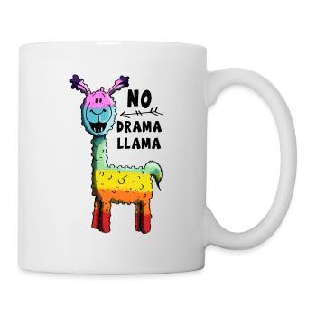 Rainbow No Drama Llama - Lama - Cadeau - Mug blanc - blanc - Droite