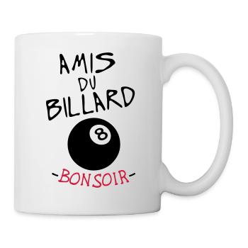 Zitat Freunden gute Nacht Billard 8 Ball Sport Humor - Tasse - Weiß - Rechts