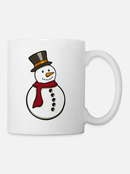 snowman - Mug - white