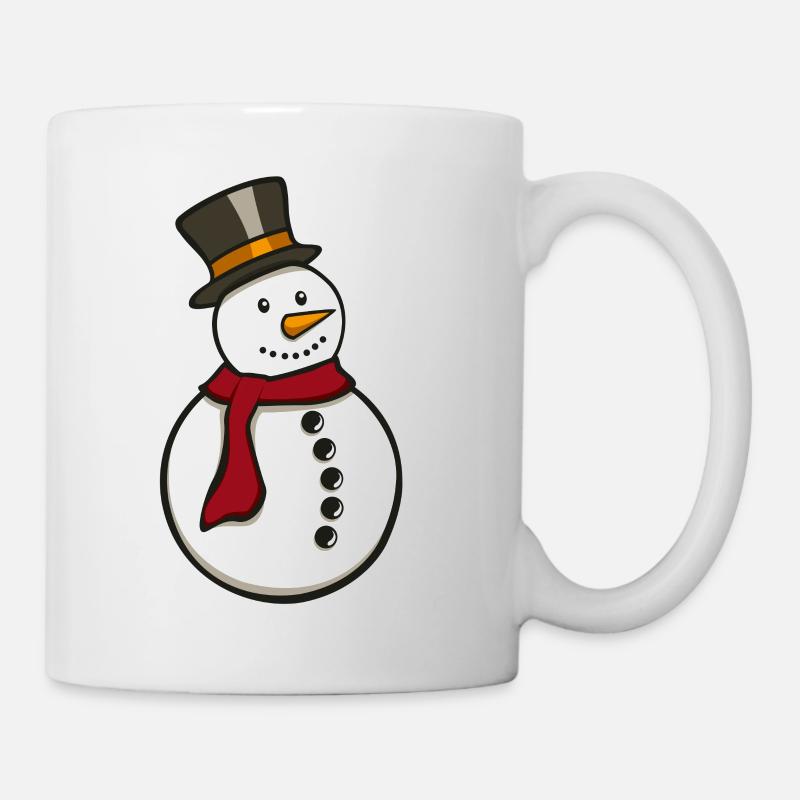 snowman - Tasse - Weiß