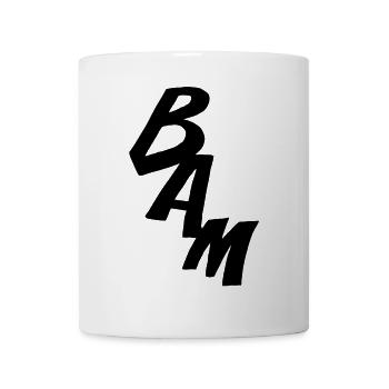 BAM - Comic-Style - Tasse - Weiß - Vorne