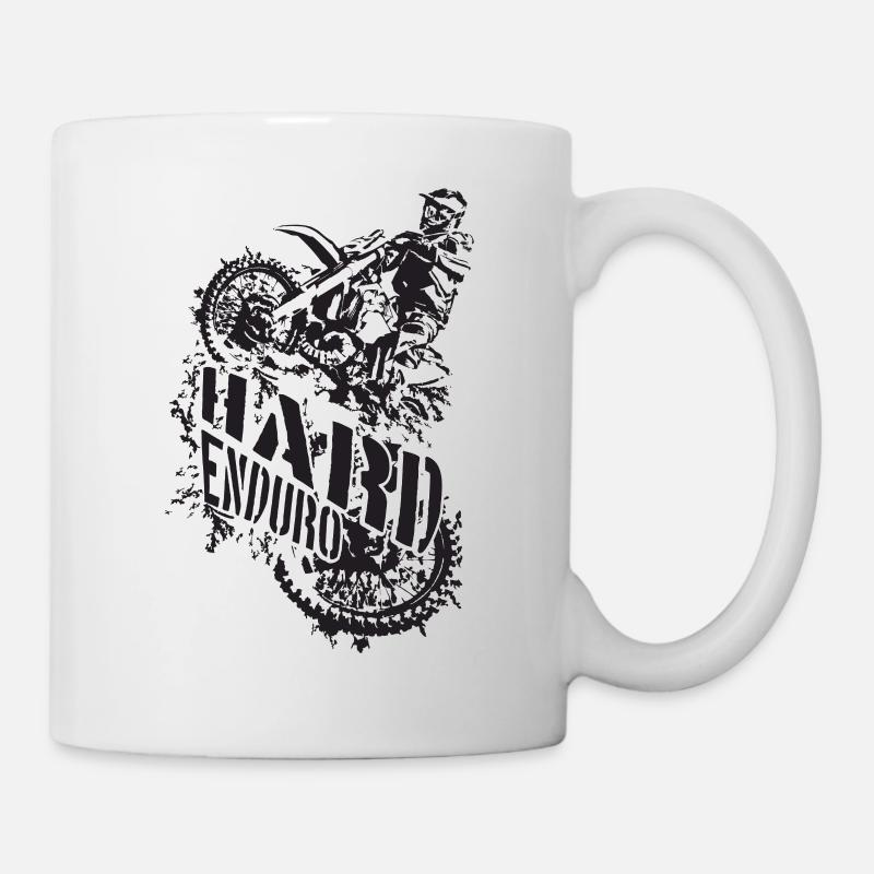 dur enduro - Mug blanc - blanc