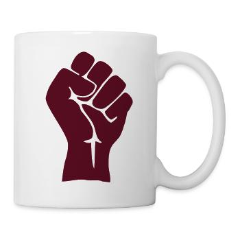 Handpower one - Tasse - Weiß - Rechts