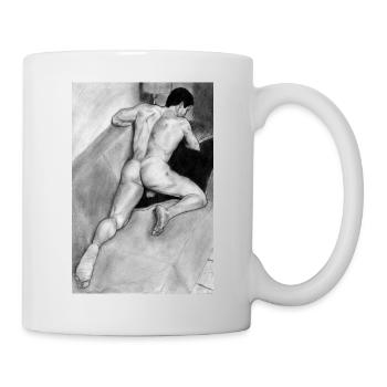Arschmann Bleistift - Tasse - Weiß - Rechts