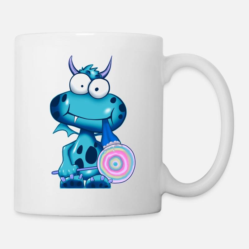 Lolli Olli Monsta sig blue - Tasse - Weiß