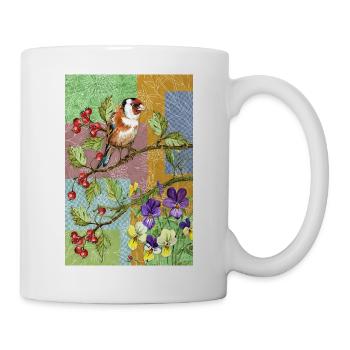 Vogel - Tasse - Weiß - Rechts