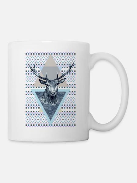 Deer king of the forest - Mug - white