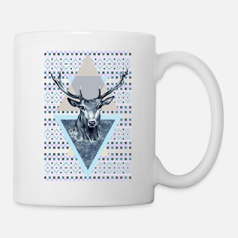Deer king of the forest - Mug - white