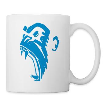 Böser Affe - Tasse - Weiß - Rechts