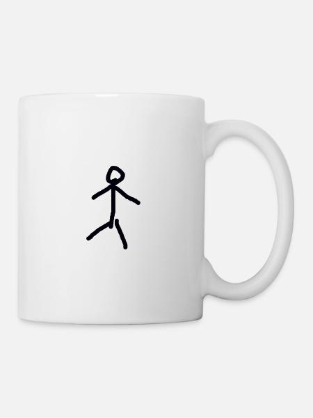 stickman - Mug - white