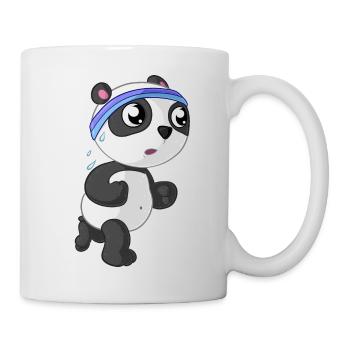 Fitness Panda - Tasse - Weiß - Rechts