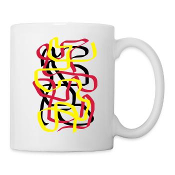 Abstract Motiv3 - Mug - white - Right