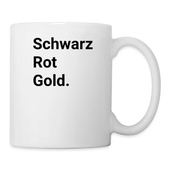 Country Colors Germany Football Black - Mug - white - Right