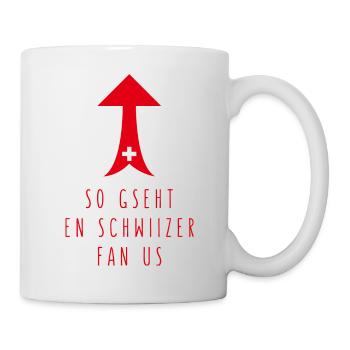 That's what Schwiizer Fan us looks like - Mug - white - Right