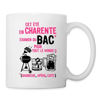 Charente Aperitif Fach Grill zubereitet Bier - Tasse - Weiß - Rechts