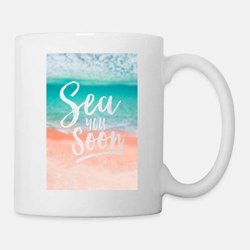 SEA VOUS BIENTÔT - Mug blanc - blanc