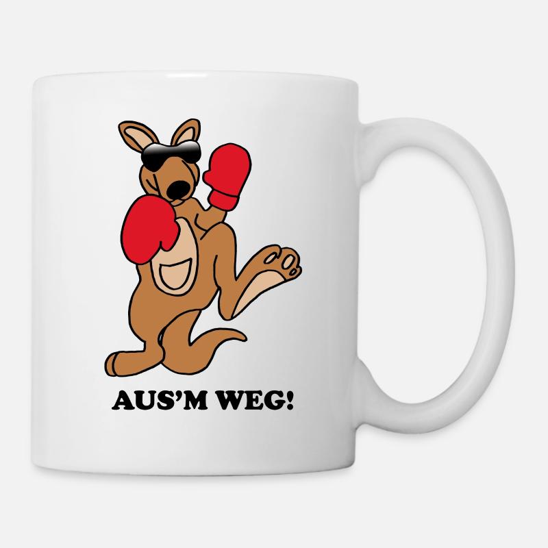 Känguru - Tasse - Weiß