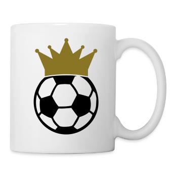 fussball_krone_f2 - Mug blanc - blanc - Droite