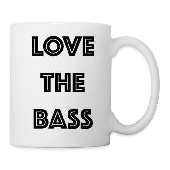 Love The Bass - Tasse - Weiß - Rechts