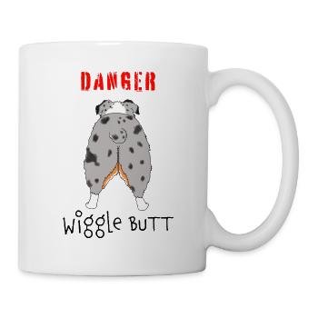 Aussie Danger Wiggle Butt - Tasse - Weiß - Rechts