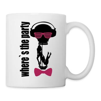 where is the party - Mug - white - Right