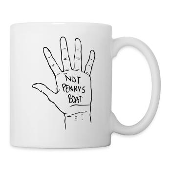 Not Penny's Boat - Mug blanc - blanc - Droite