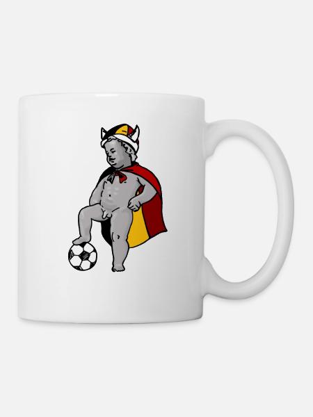 manneken pis / coupe du monde / football / - Mug blanc - blanc
