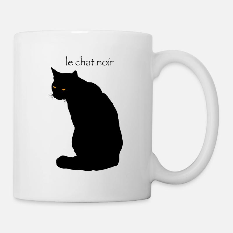 Le Chat Noir - Mug blanc - blanc