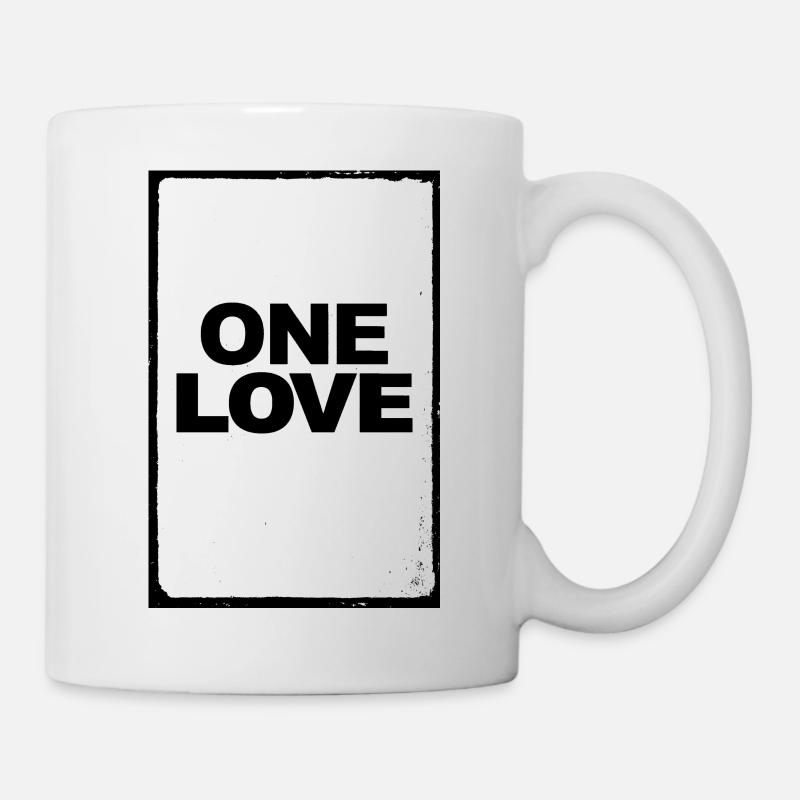 Font "One Love" design - Mug - white
