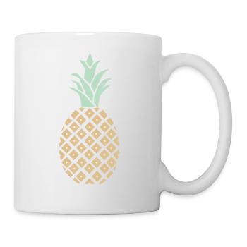 Pineapple with pattern - Mug - white - Right