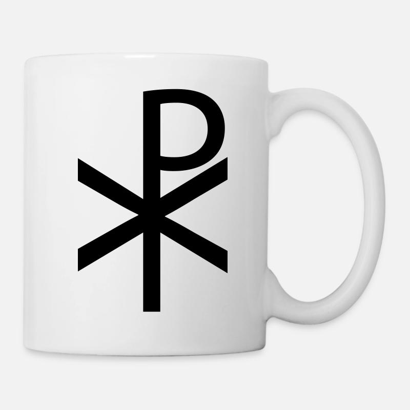 Christus Monogramm - Tasse - Weiß