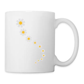 Fleur - Mug blanc - blanc - Droite